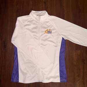 TNC Custom Apparel Apex Championships White and Purple Track Jacket XL